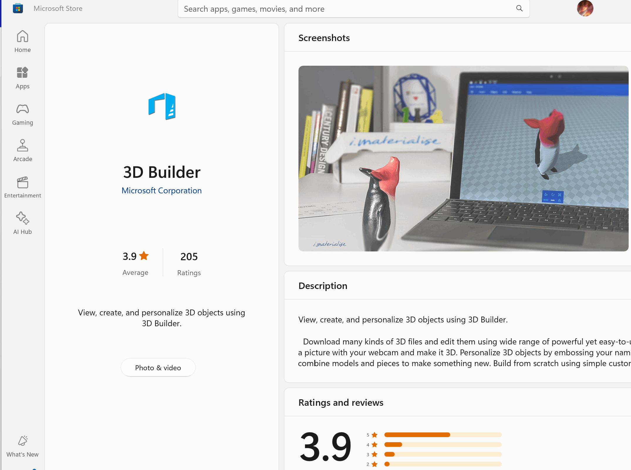 3D builder has no install option in Windows 11 - Microsoft Community