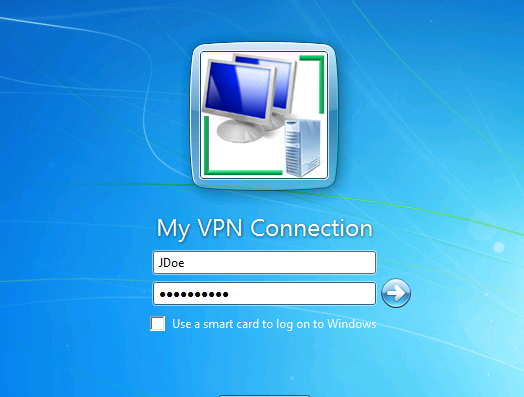 VPN Icon bei Windows Logon ersetzen