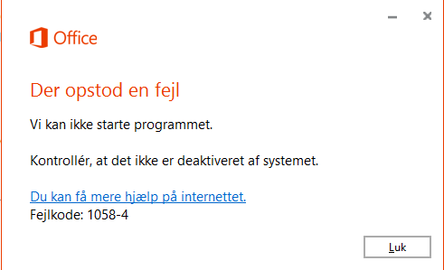 microsoft office setup.exe not working