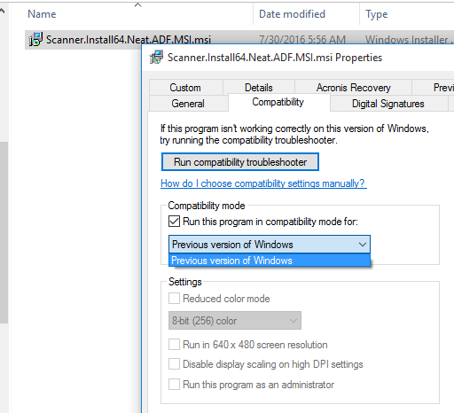 Neat Adf Driver Is Not Working On Windows 10 Microsoft Community