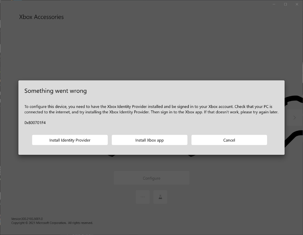 Unable to login to Xbox accessories and Xbox app Microsoft Community