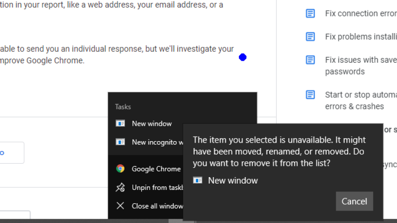Google Chrome profile cannot sync - Google Chrome Community