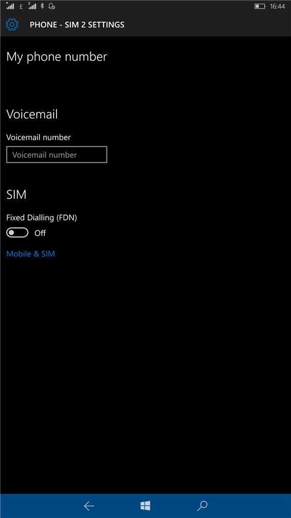 Change Sim Card Phone Number In Windows 10 Mobile Microsoft