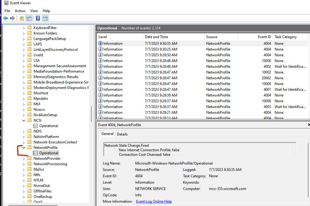 Windows universal Telemetry Event ID 55 