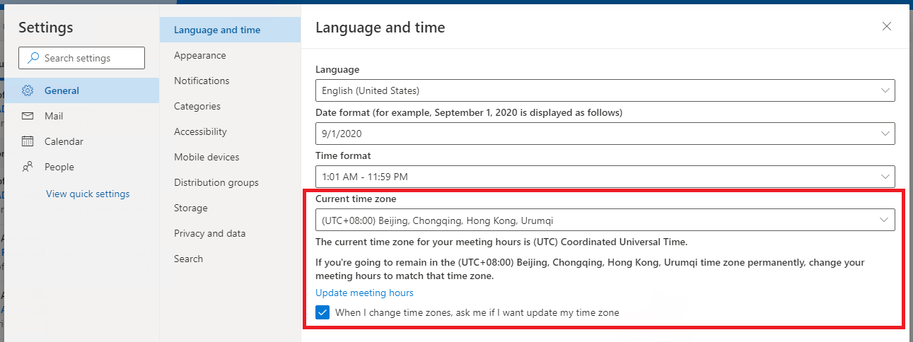 calendar - Outlook shows all day events in adjacent time zones on