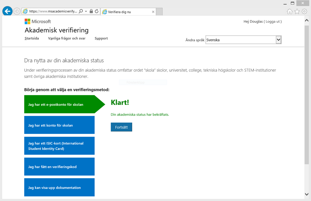 Issue With Student Verification Microsoft Community