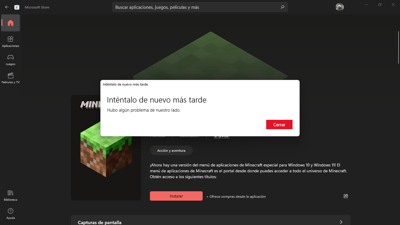 Problema com o instalador do Minecraft. - Microsoft Community