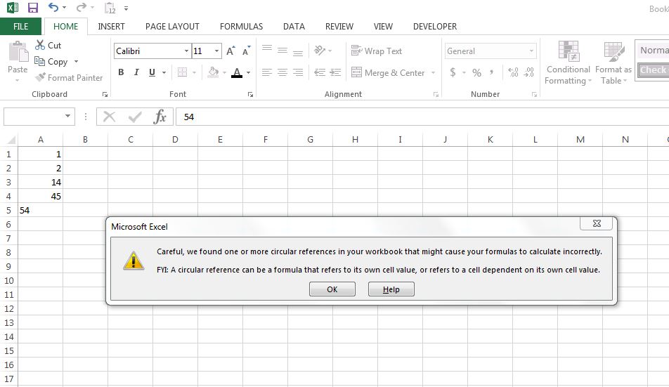 Careful We Found One Or More Circular References Microsoft Community