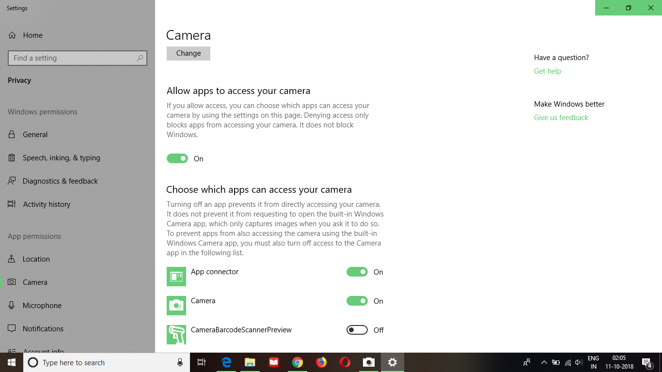 Camera app not working. - Microsoft Community