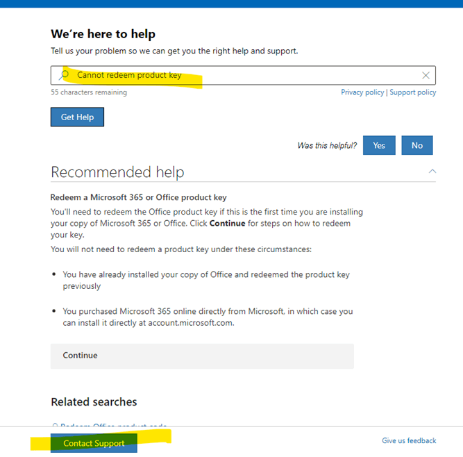 Help accessing account - Microsoft Community