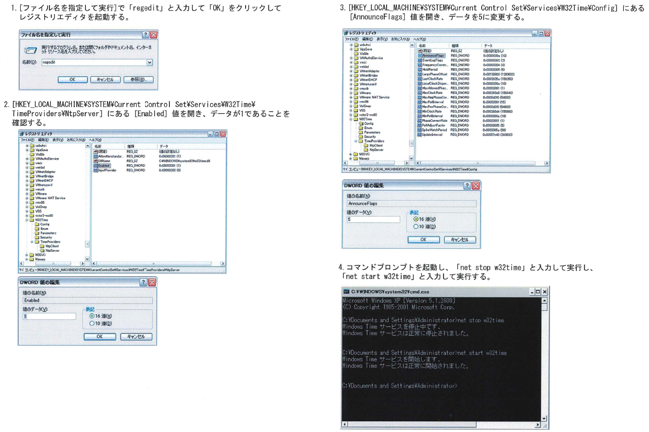 Windows Embedded Standard 時刻同期ができない件 マイクロソフト コミュニティ