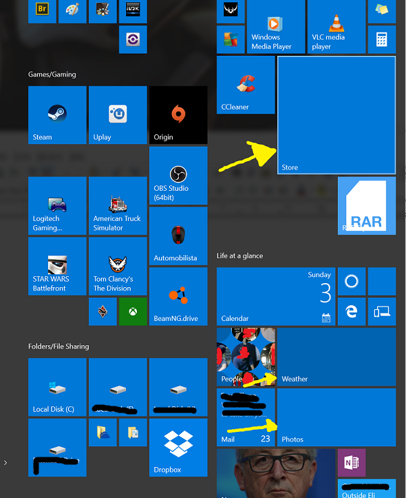 microsoft store app icon missing