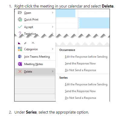 Why can't I cancel/modify all future meetings in a series? - Microsoft ...