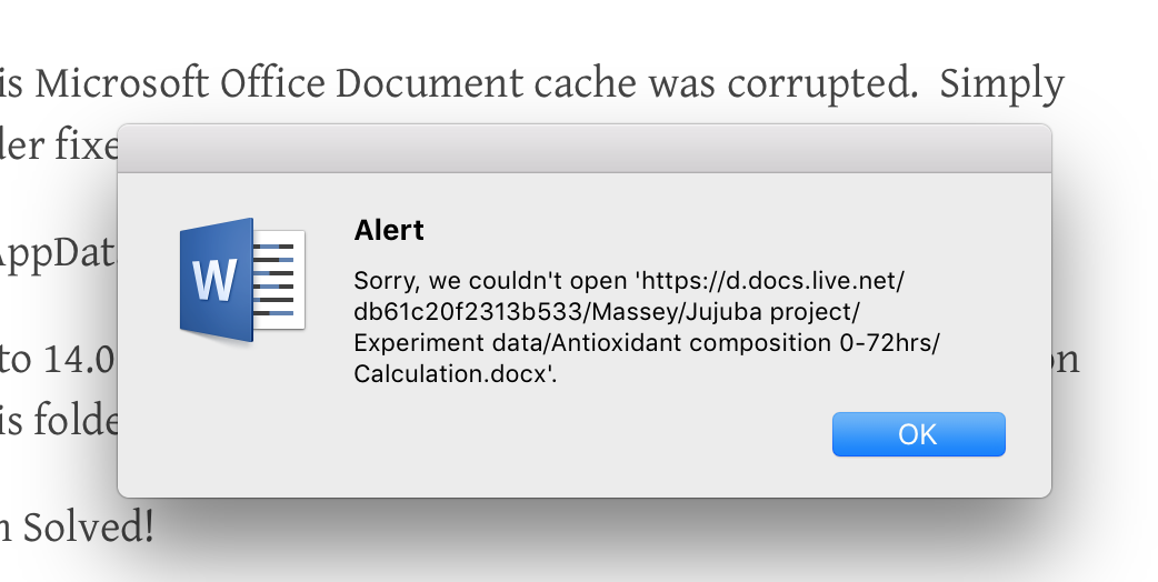 How To Fix This For Word 2016 For Mac: Sorry, We Couldn't Open ...