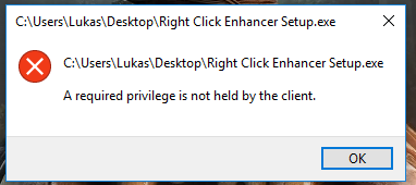A required privilege is not held by the client - Microsoft Community