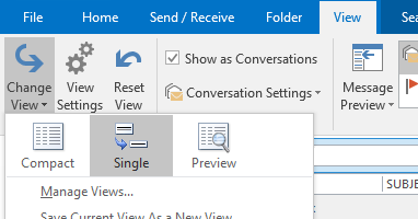 Classic Indented View in Outlook 2016 not indenting - Microsoft Community