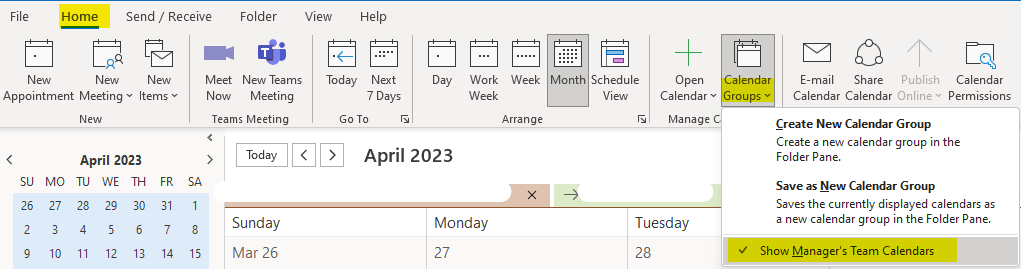 Why can't I see my supervisor's calendar info on my calendar ...