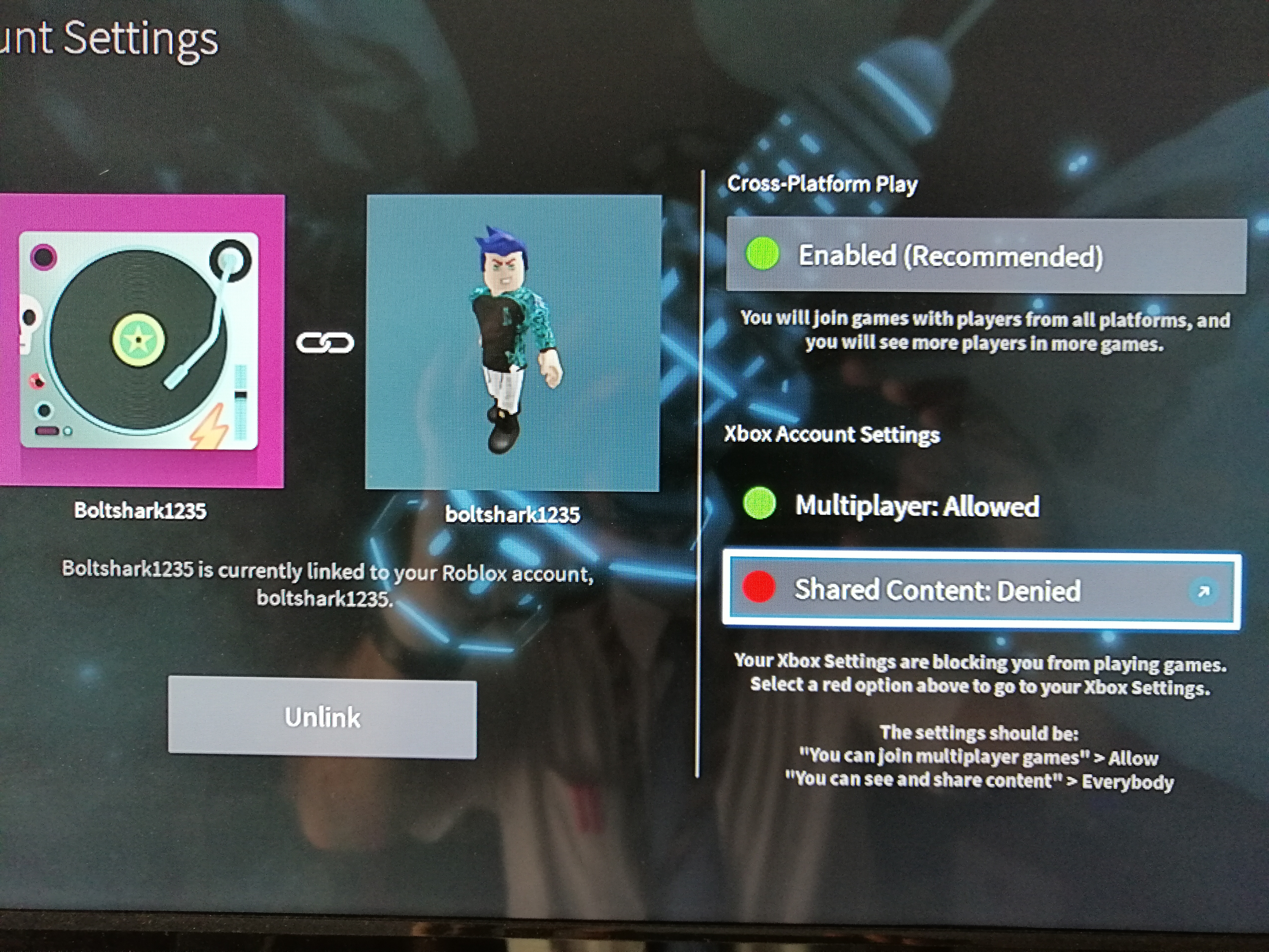 how to login to your roblox account on xbox one