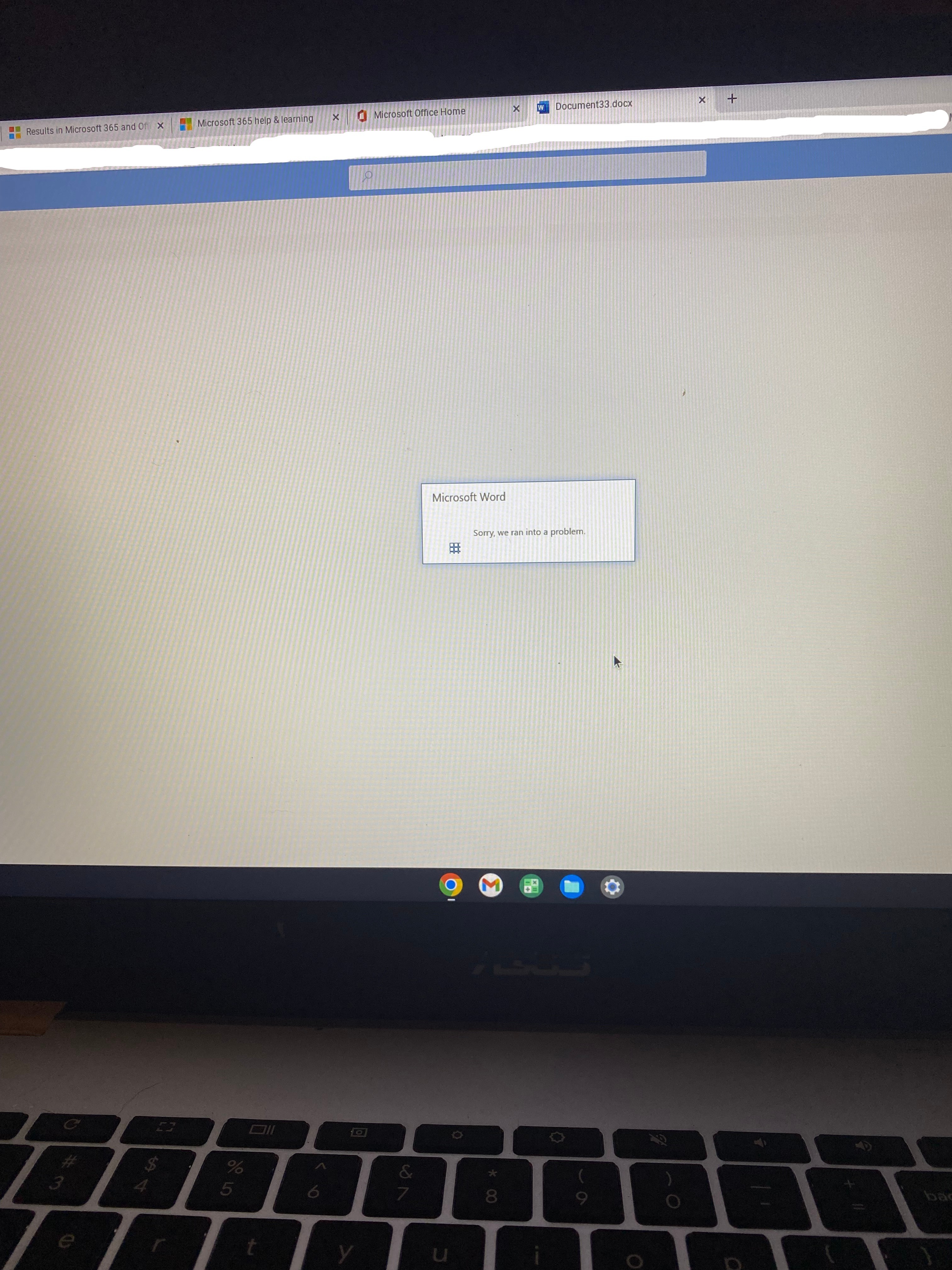 Chromebook office 365 online files not opening suddenly - resolved -  Microsoft Community