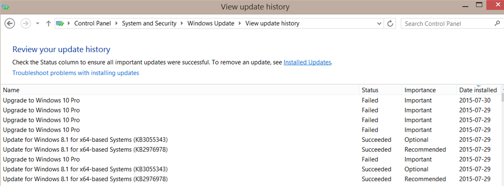 Windows 10 Update Fails With Code 80070003 Microsoft Community 3045