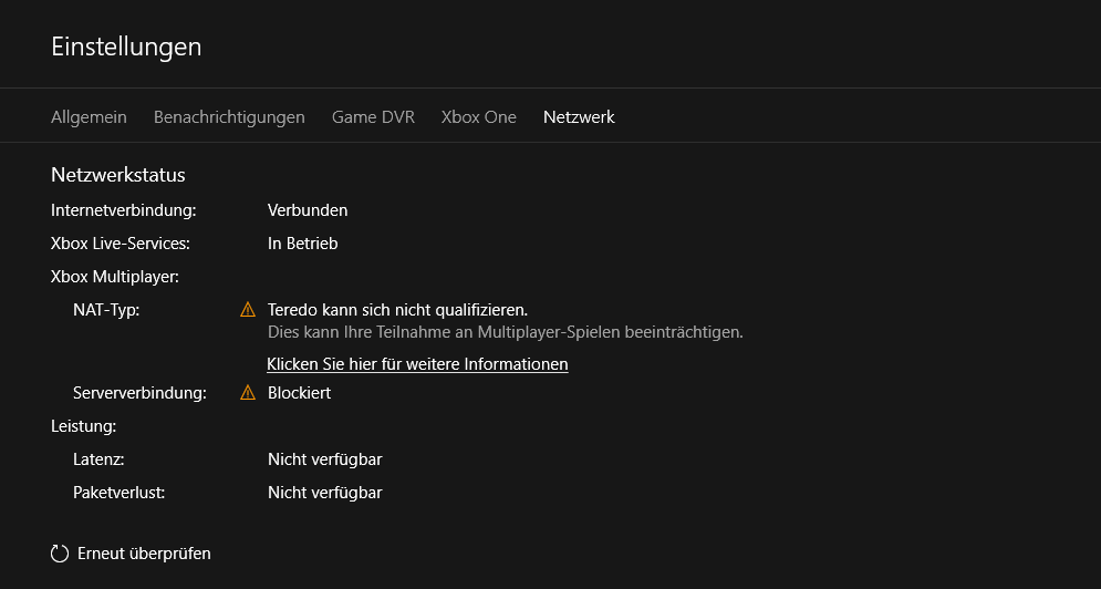 Microsoft Teredo Tunneling Adapter kann sich nicht qualifizieren