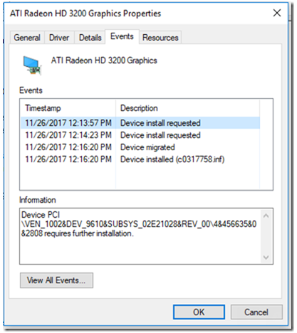 Revert Event/Update To Onboard Graphics Drivers - Microsoft Community