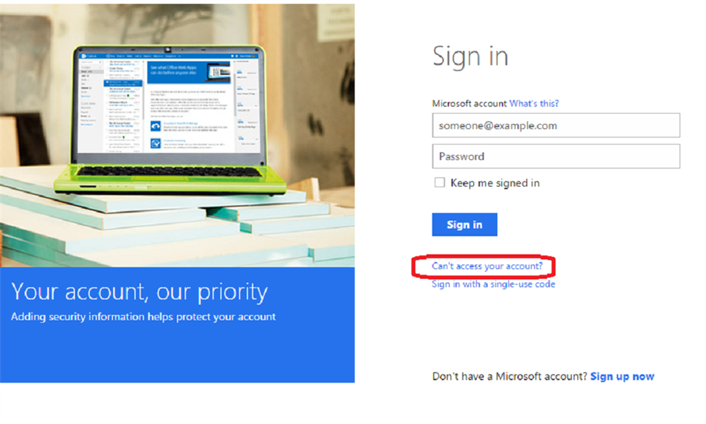 How do I reset my Microsoft Account password if the Two ...