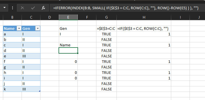 No Filter But Need To Filter Rows Down In A Separate Table Microsoft Community