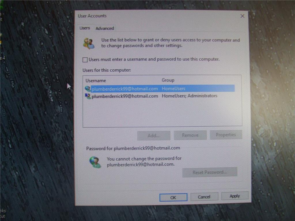 Log In When I Turn On My PC - Microsoft Community