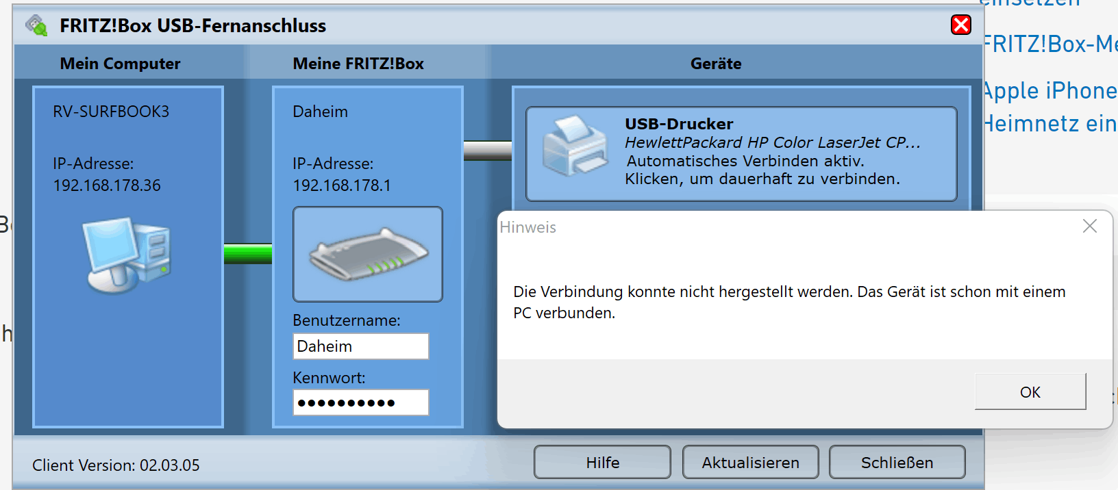 USBFernanschluss bringt Fehlermeldung Surface Book 3 Windows 11 I7 Microsoft Community