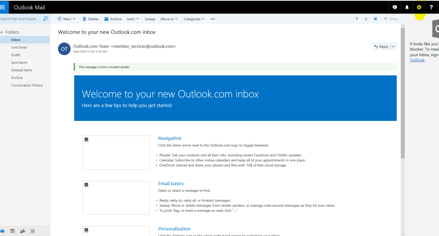 Disable screen splitting from Mail to Edge - Microsoft Community