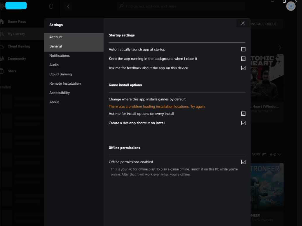 My cloud gaming won't let me sign in. And just loads, but never loads -  Microsoft Community