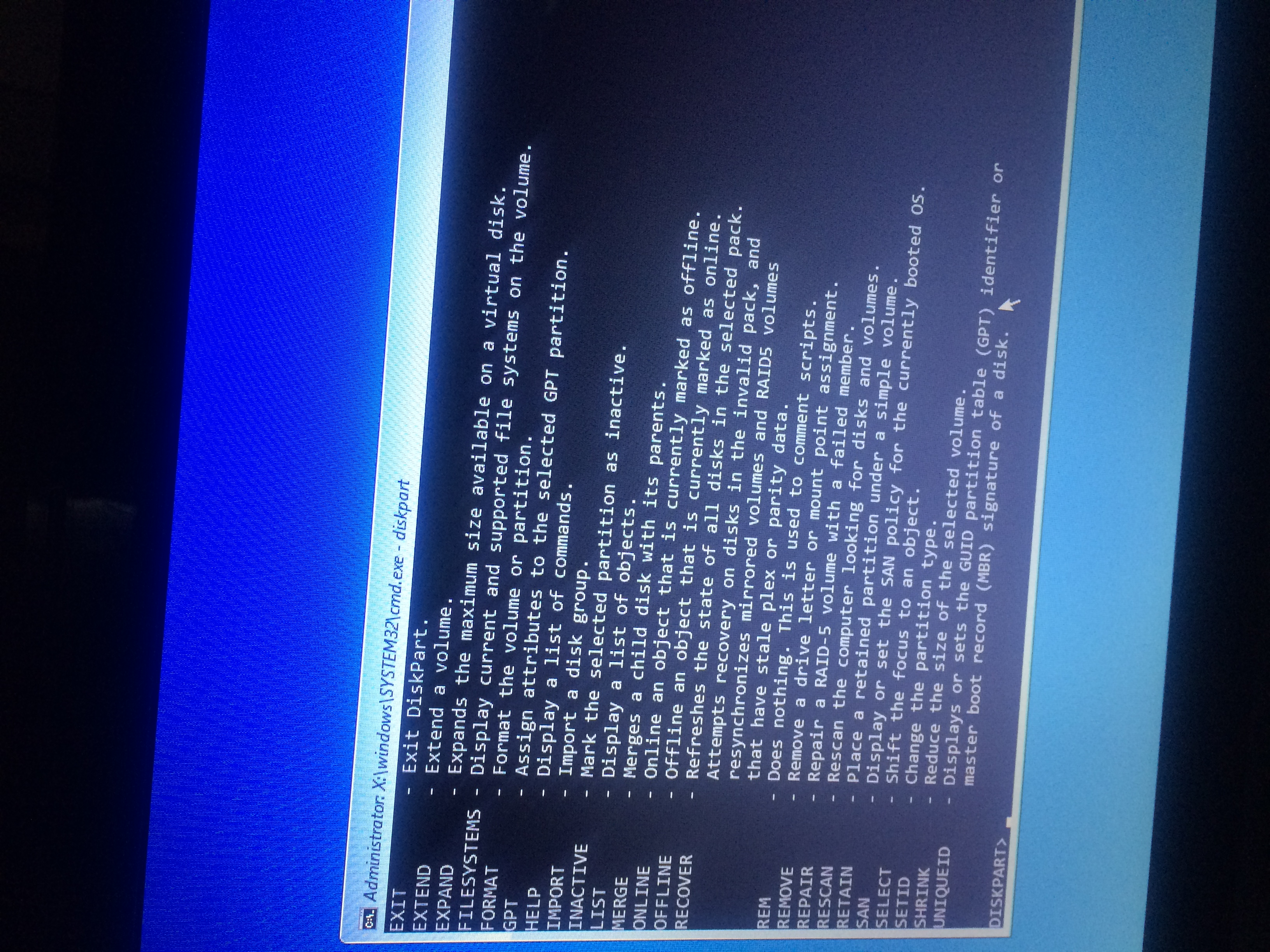 Command prompt boot which disk to select microsoft community