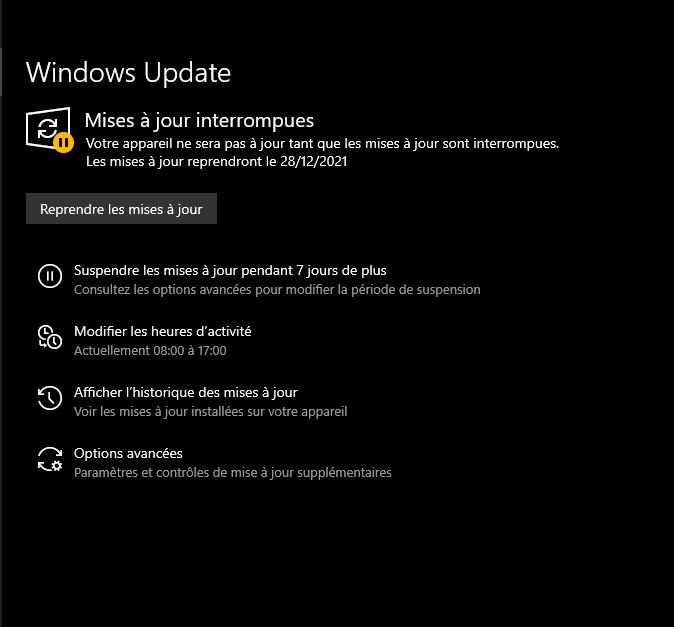 comment annuler la mise à jour vers windows 11