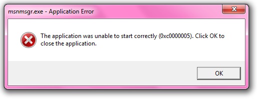App is started. The application was unable to start correctly 0xc000007b. 0xc000007b. The application was unable to start correctly 0xc0000142. ВК шаги Error.