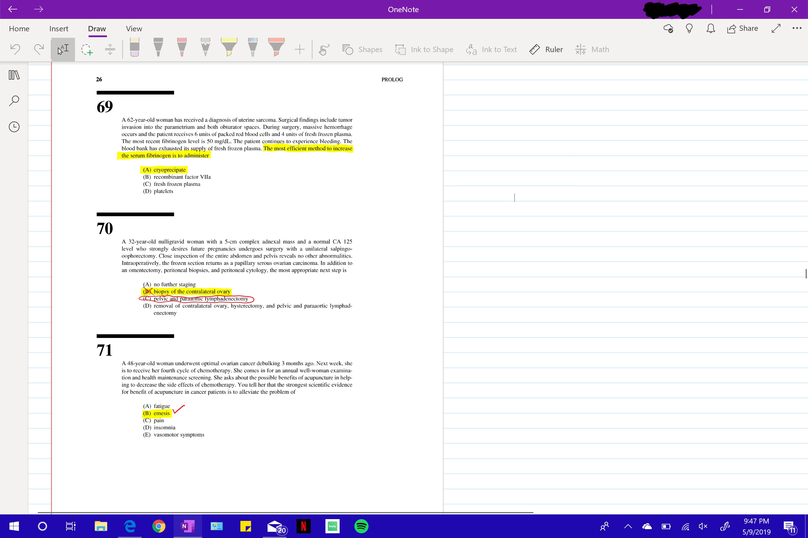 s pen onenote