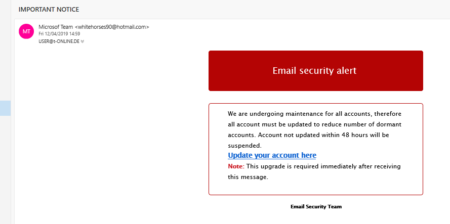 Have you seen this Microsoft scam that came by email?? - Microsoft ...