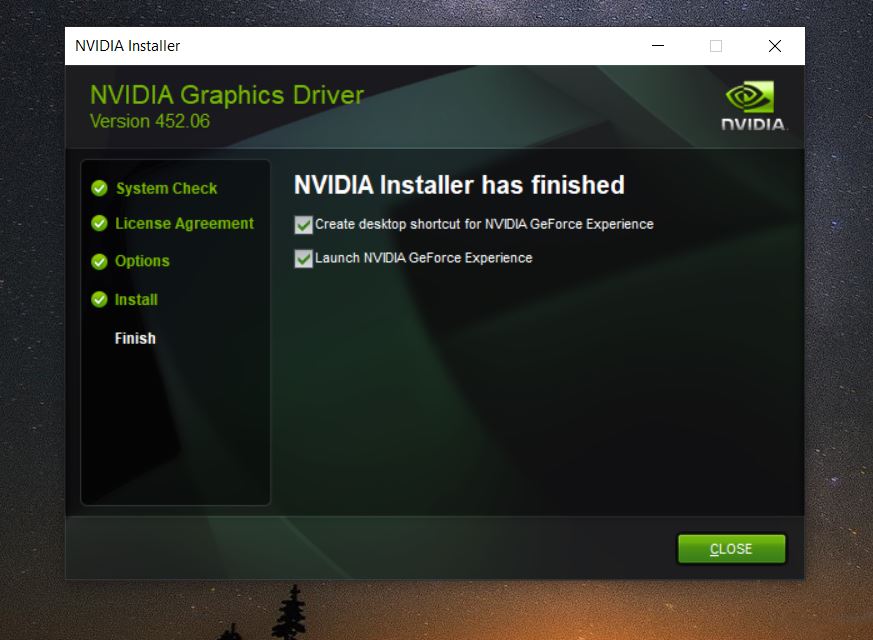 Nvidia driver best sale 452.06 download