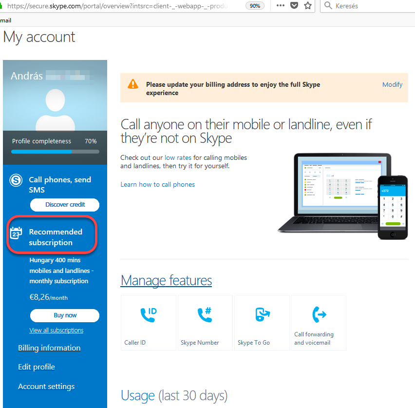 Activate Free Skype Minutes is Missing for Office 365 Subscriber - Microsoft  Community