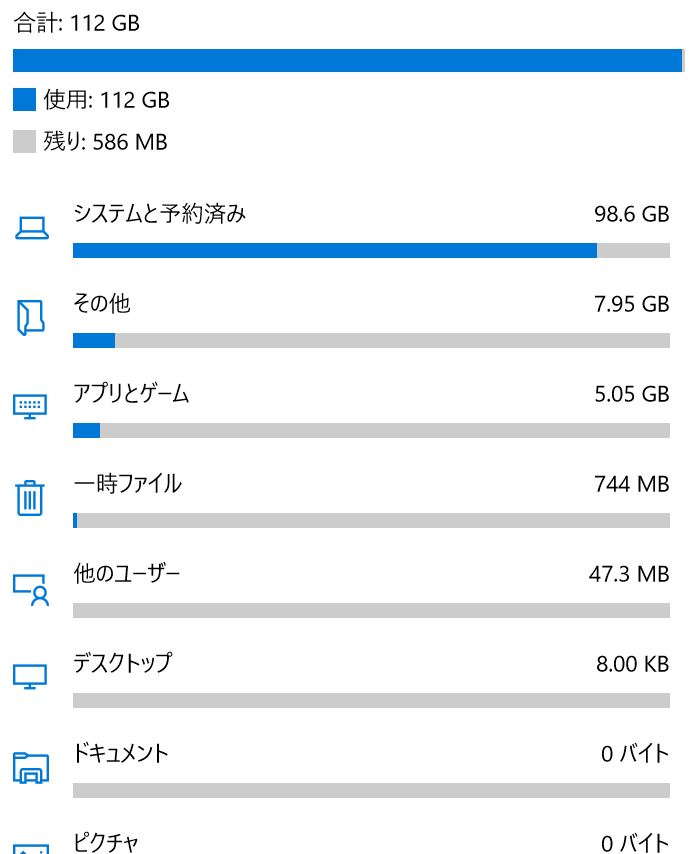 システムと予約済み の容量が多すぎ 削除 Or 削減するには マイクロソフト コミュニティ