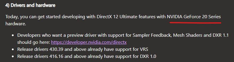 Nvidia Releases DirectX 12 Ultimate Driver for Developers