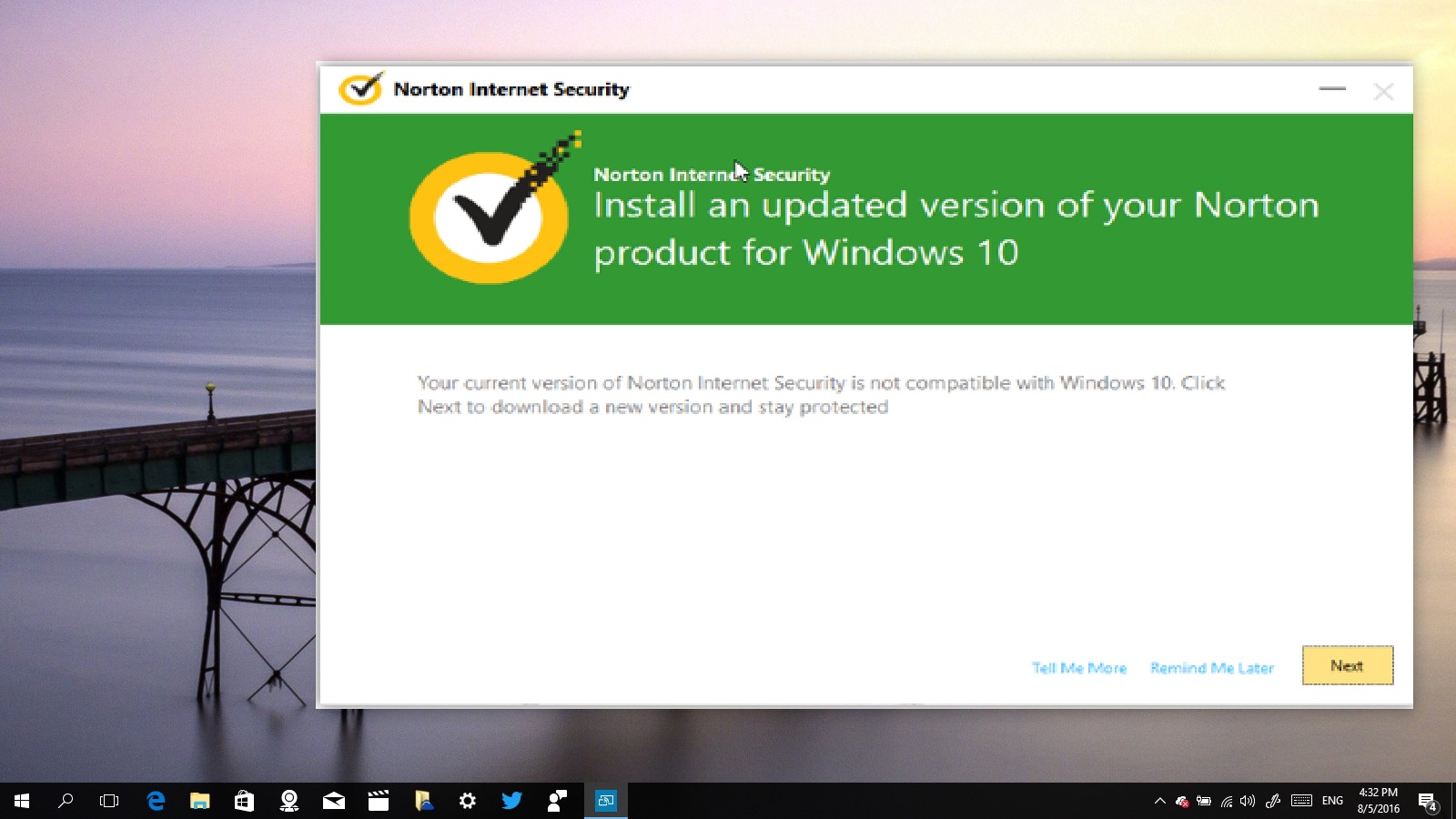¿Norton es compatible con Windows 10?