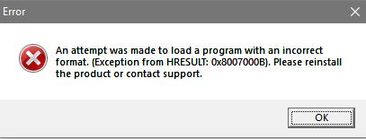 HRESULT 0x8007000B Error On Windows 10 - Microsoft Community