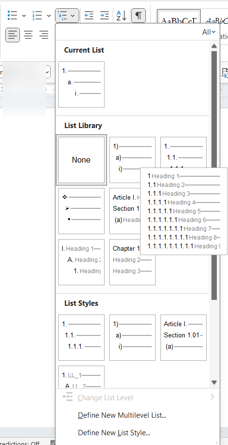 Multilevel List Formatting Issue in Microsoft Word After Pasting ...