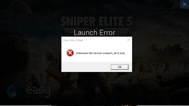 Unknown file version (sniper5_dx12.exe)&quot; - Microsoft Community