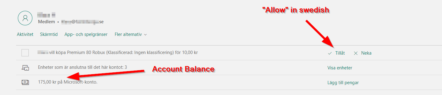 Microsoft Account Balance Doesn T Update On Roblox Microsoft Community - spending on 80 robux