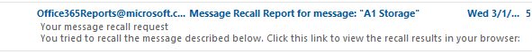 Why Does Office 365 Reports For Recalled Email Make You Go To A ...