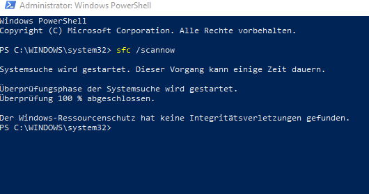 Windows 10 Problem: Anleitungen für Startmenü reparieren half nicht