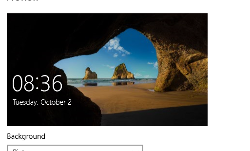 Location in the default Lock screen image (cave) - Microsoft Community
