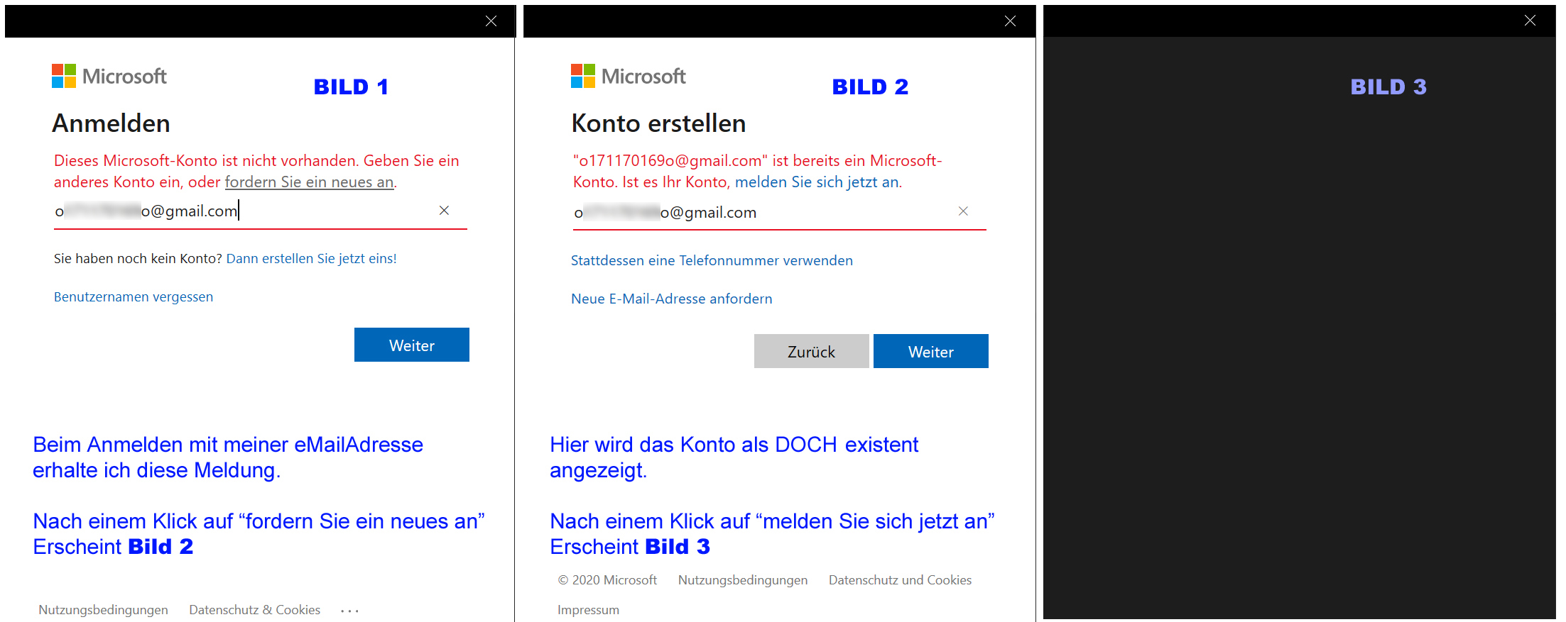 ANMELDUNG IM MICROSOFTKONTO: Online Problemlos, Auf Dem PC Unmöglich ...